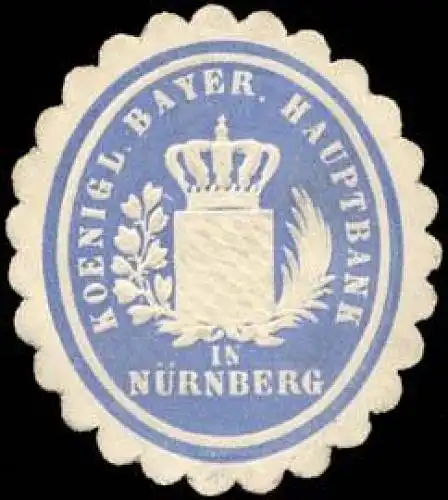 K. Bayerische Hauptbank in NÃ¼rnberg