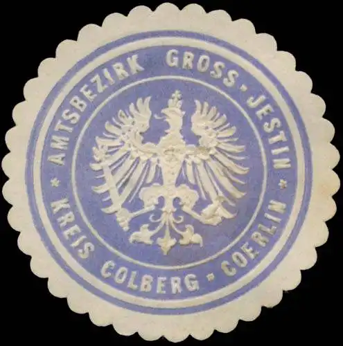 Amtsbezirk GroÃ Jestin Kreis Goldberg-Coerlin