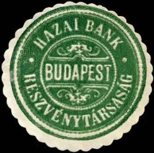 Hazai Bank - Reszvenytarsasag - Budapest
