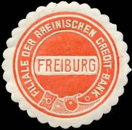 Filiale der Rheinischen Credit - Bank - Freiburg