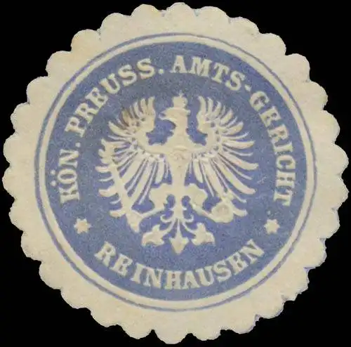 K. Pr. Amtsgericht Reinhausen