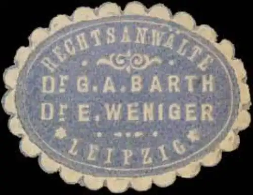 RechtsanwÃ¤lte Dr. G.A. Barth & Dr. E. Weniger