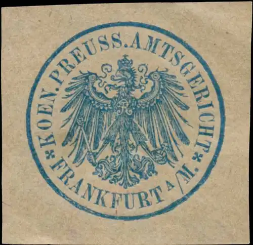 K.Pr. Amtsgericht Frankfurt/Main