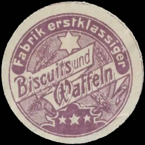 Fabrik erstklassiger Biscuits und Waffeln