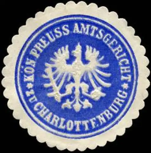 KÃ¶niglich Preussisches Amtsgericht zu Charlottenburg