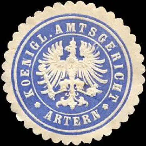Koenigliches Amtsgericht - Artern