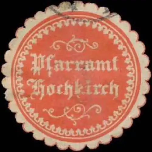 Pfarramt Hochkirch