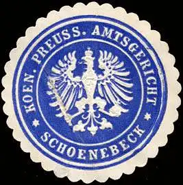 K.Pr. Amtsgericht - SchÃ¶nebeck