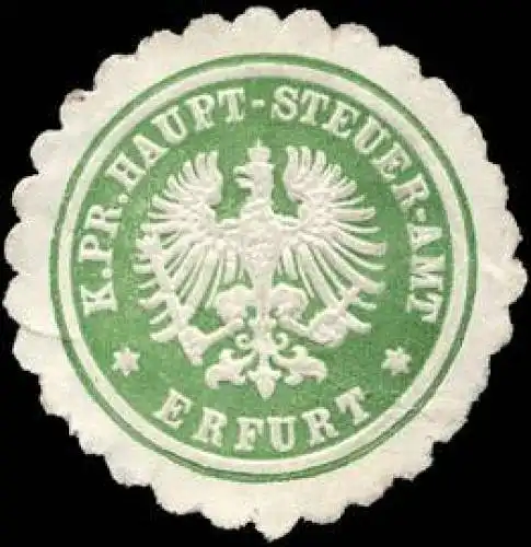 KÃ¶niglich Preussisches Haupt - Steuer - Amt - Erfurt