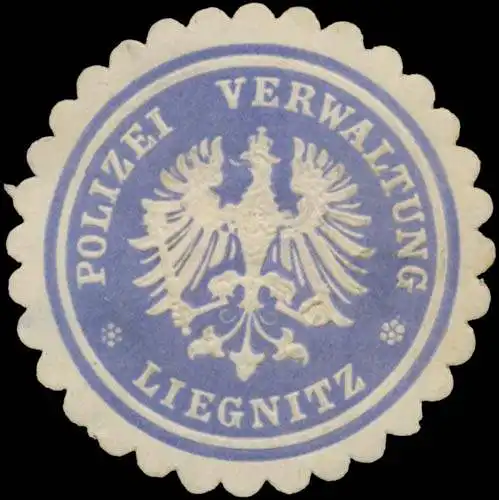 Polizei Verwaltung Liegnitz/Schlesien