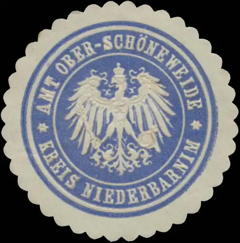 Amt Ober-SchÃ¶neweide Kreis Niederbarnim