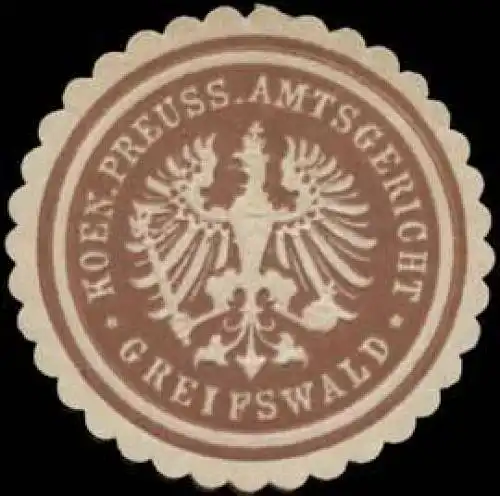K.Pr. Amtsgericht Greifswald