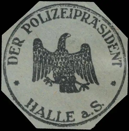 Der PolizeiprÃ¤sident Halle/Saale