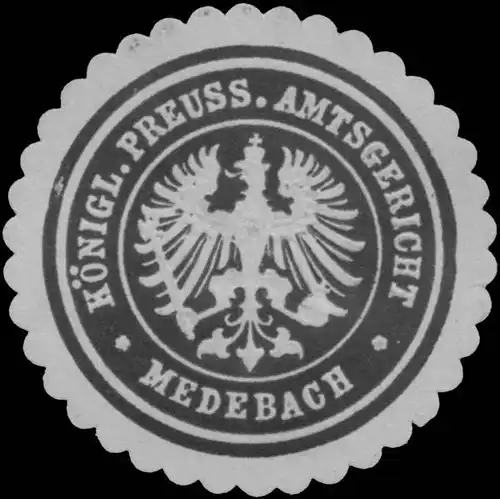 K.Pr. Amtsgericht Medebach