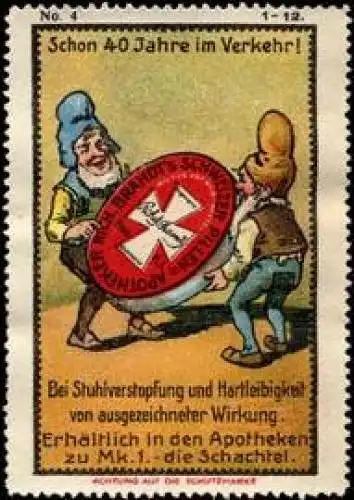 Aus der Apotheke: Abführmittel aus der Schweiz