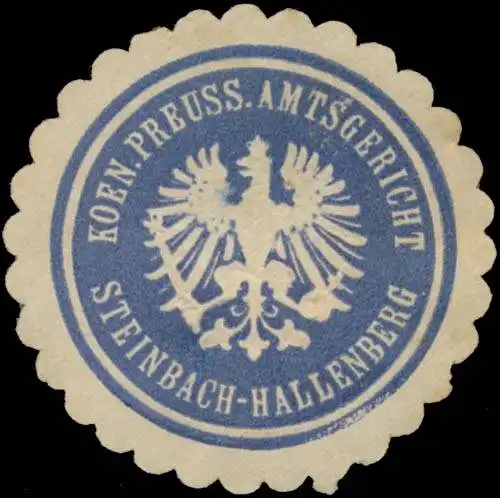 K.Pr. Amtsgericht Steinbach-Hallenberg