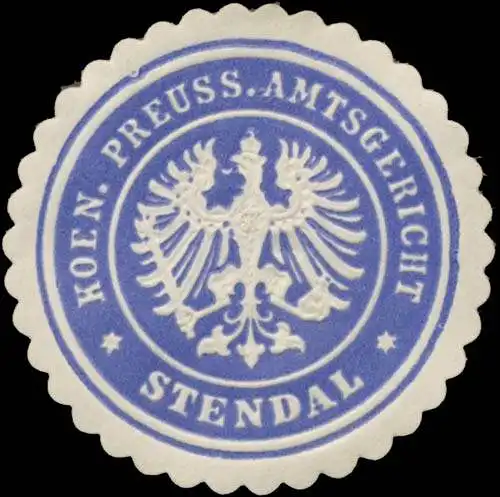 K.Pr. Amtsgericht Stendal