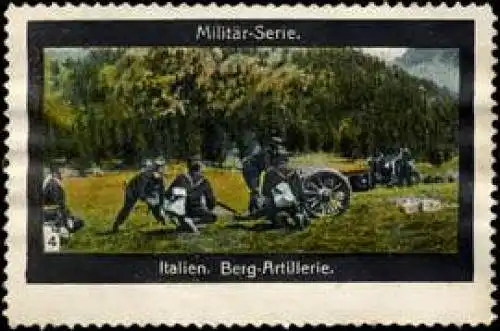 Italien - Berg - Artillerie