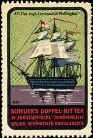 Schiff Serie 19. Das englische Linienschiff Wellington