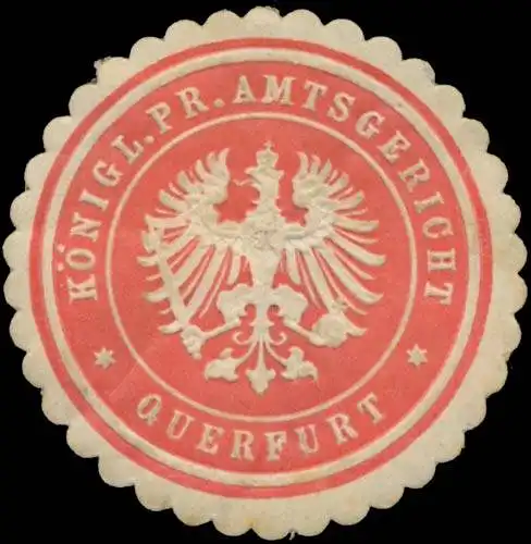 K. Pr. Amtsgericht Querfurt