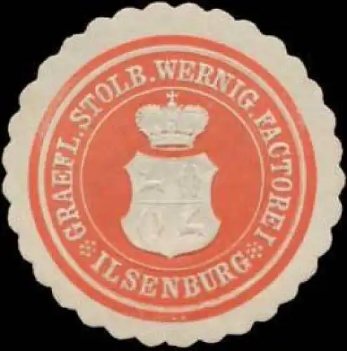 Graefl. Stolb. Wernig. Faktorei Ilsenburg