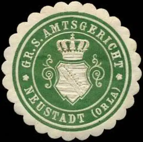 Grossherzoglich SÃ¤chsisches Amtsgericht - Neustadt (Orla)