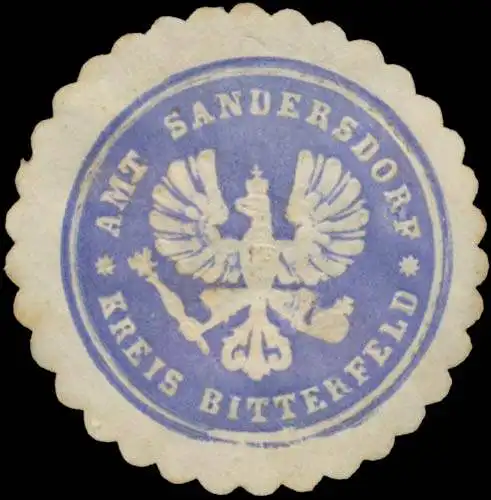 Amt Sandersdorf Kreis Bitterfeld