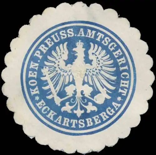 K.Pr. Amtsgericht Eckartsberga