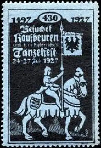 Besuchet Kaufbeuren und sein historisches Tänzelfest