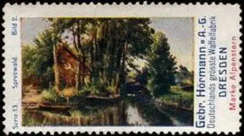 Spreewald - Waffeln Marke Alpenstern