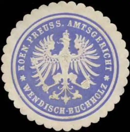 K.Pr. Amtsgericht Wendisch-Buchholz