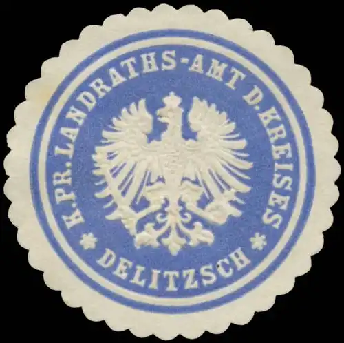 K.Pr. Landraths-Amt des Kreises Delitzsch