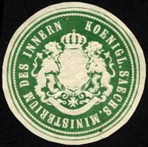 Koeniglich Saechsisches Ministerium des Innern