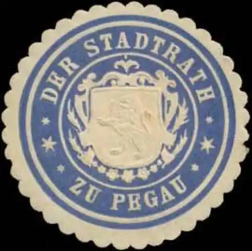 Der Stadtrath zu Pegau