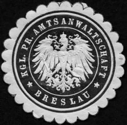 KÃ¶niglich Preussische Amtsanwaltschaft - Breslau