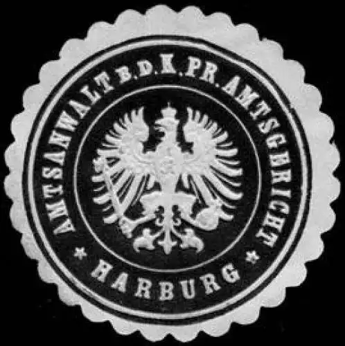 Amtsanwalt bei dem Königlich Preussischen Amtsgericht - Harburg