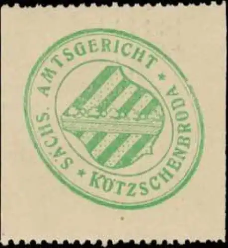 S. Amtsgericht Kötzschenbroda