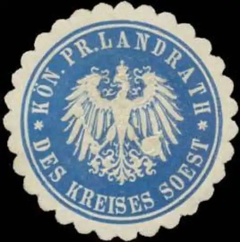 K.Pr. Landrath des Kreises Soest