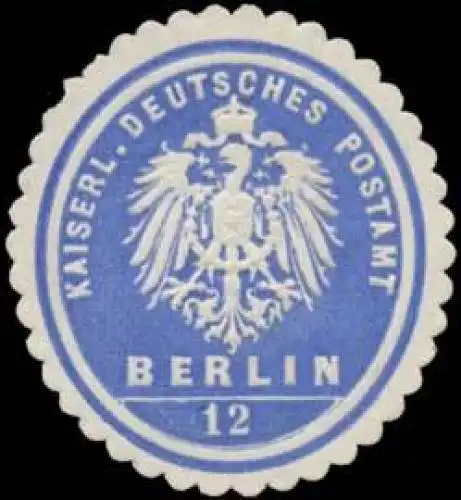K. Deutsches Postamt Berlin 12