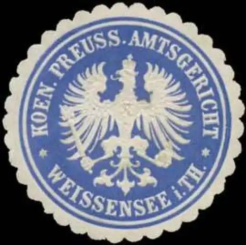 K.Pr. Amtsgericht Weissensee i. Th