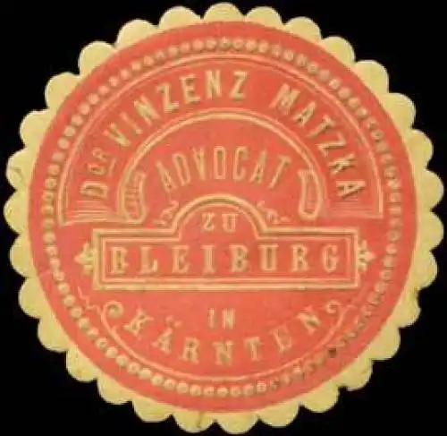 Advocat Dr. Vinzenz Matzka