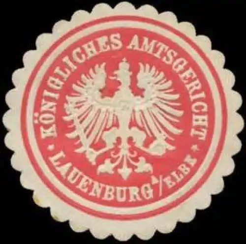 KÃ¶nigliches Amtsgericht Lauenburg/Elbe