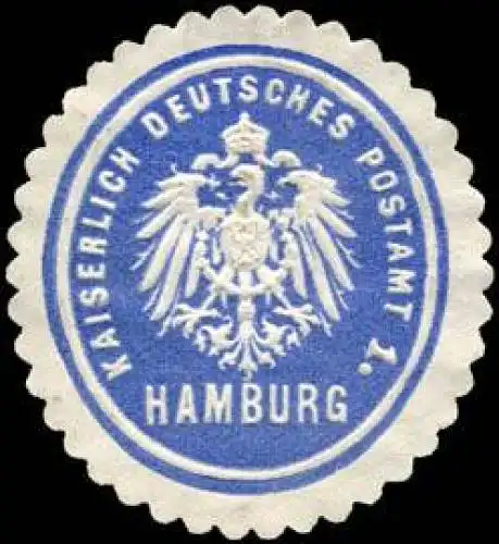 Kaiserlich Deutsches Postamt 1 - Hamburg