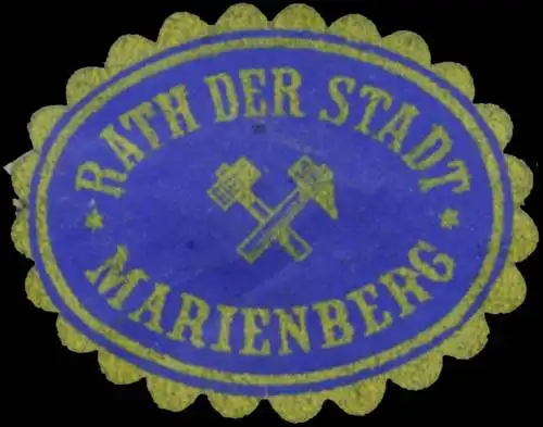 Rath der Stadt Marienberg