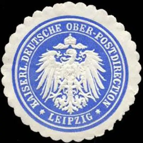 Kaiserliche Deutsche Ober - Postdirection - Leipzig