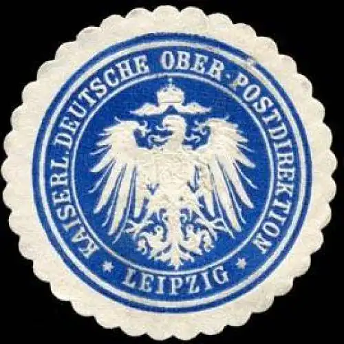 Kaiserliche Deutsche Ober - Postdirektion - Leipzig