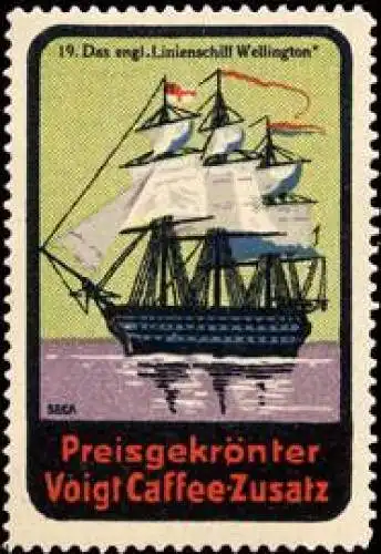 Schiff Serie 19. Das englische Linienschiff Wellington