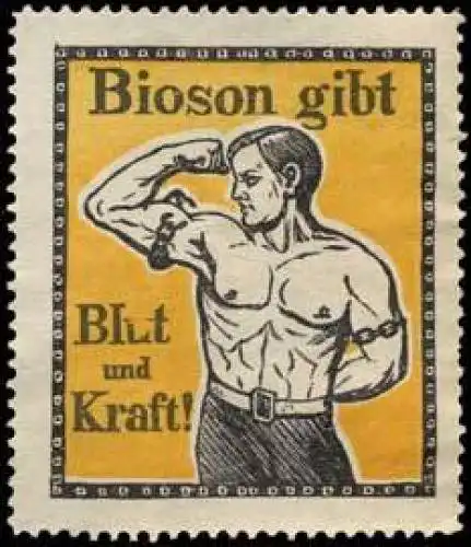 Bioson aus der Apotheke gibt Blut und Kraft!