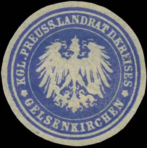 K.Pr. Landrat des Kreises Gelsenkirchen