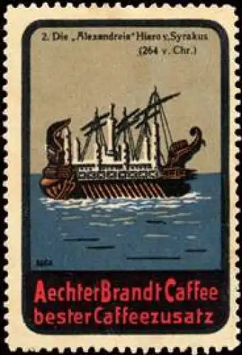 Schiff - Die Alexandreia Hiero von Syrakus